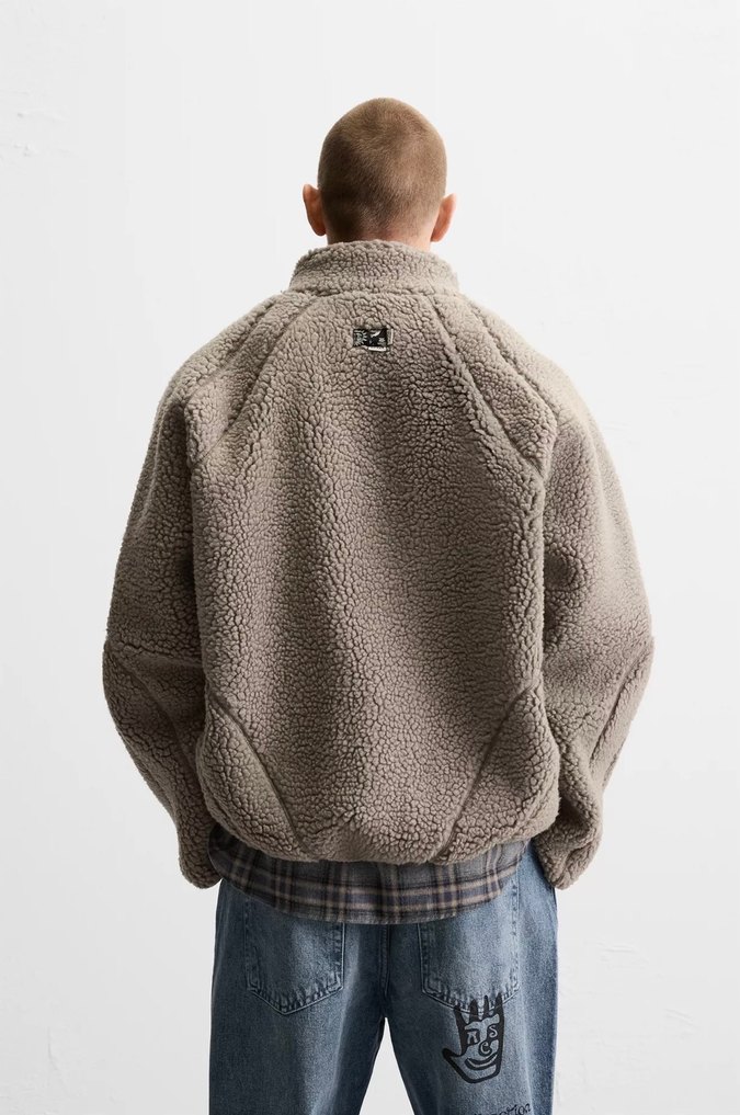 Zara x All Caps Studio Suni Yünlü Ceket - Görsel 2