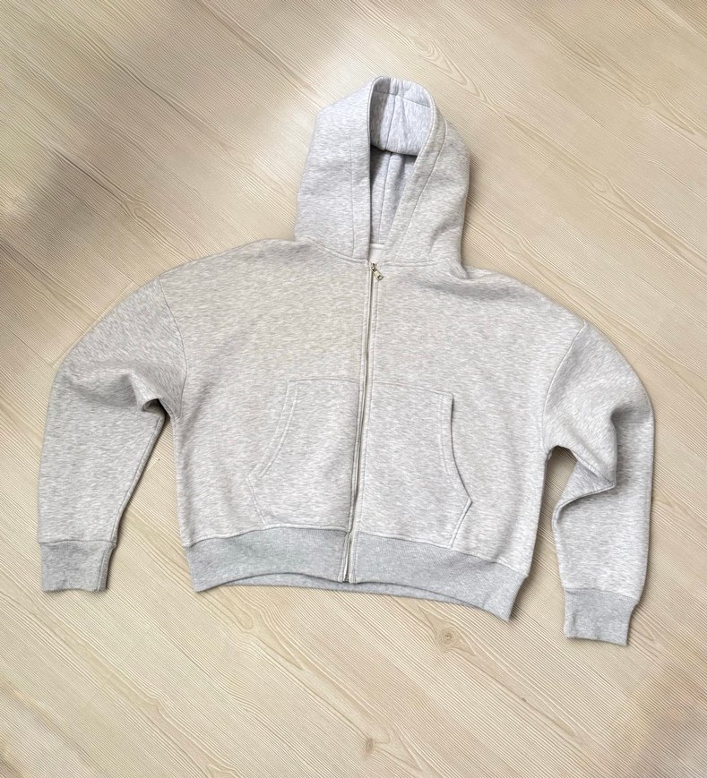 Gri Oversize Sweatshirt - Görsel 2