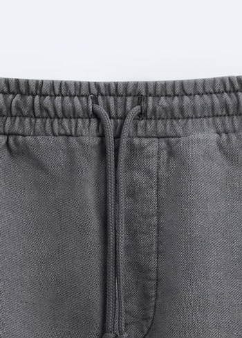 Zara Soluk Efektli Fit Bermuda - Görsel 8