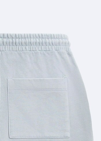 Zara Soluk Efektli Fit Bermuda - Görsel 8