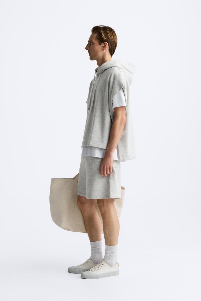 Zara Relaxed Fit Bermuda - Görsel 3