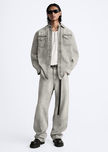 Zara Baggy Jean - Görsel 8