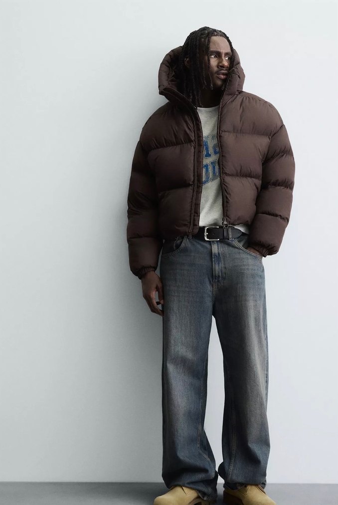 Zara Fit Şişme Mont - Görsel 5