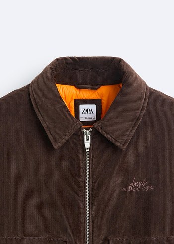 Zara Kadife Denim Ceket - Görsel 7