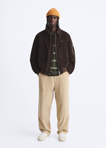 Zara Kadife Denim Ceket - Görsel 3