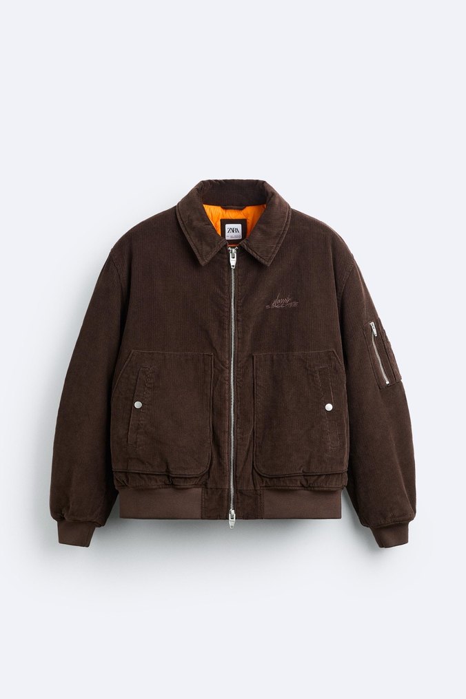 Zara Kadife Denim Ceket - Görsel 5