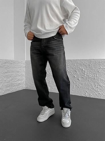 Antrasit Baggy Jean