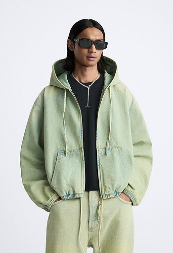 zara oversize denim ceket
