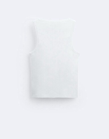 m Beden beyaz Renk zara tanktop atlet