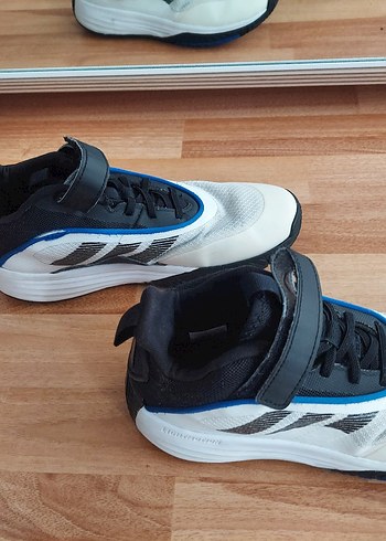 Beyaz Erkek Çocuk Spor Ayakkabı Velcro - Görsel 4