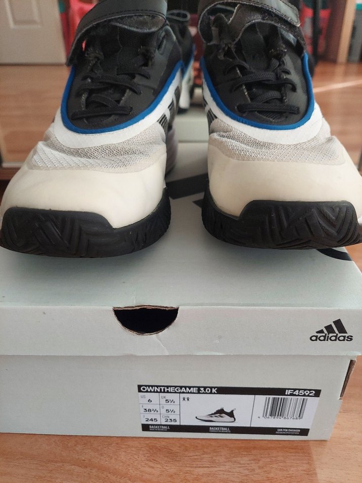 Beyaz Erkek Çocuk Spor Ayakkabı Velcro - Görsel 5