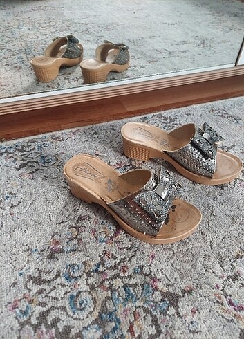 Terlik,topuklu,,kiz cocugu - Görsel 2