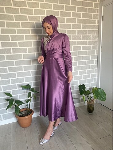 s Beden mor Renk Mor abiye Hülya Keser ürünü