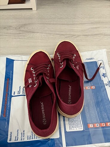 38 Beden bordo Renk Superga kadın