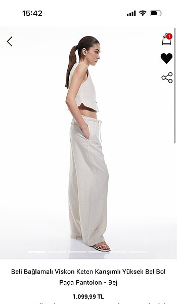 Koton Keten Pantolon
