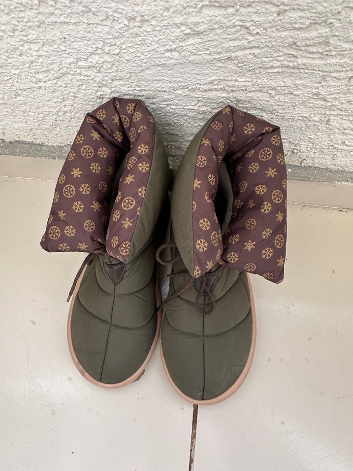 Kahverengi Kadın Konforlu Dolgu Topuklu Bot - Görsel 4