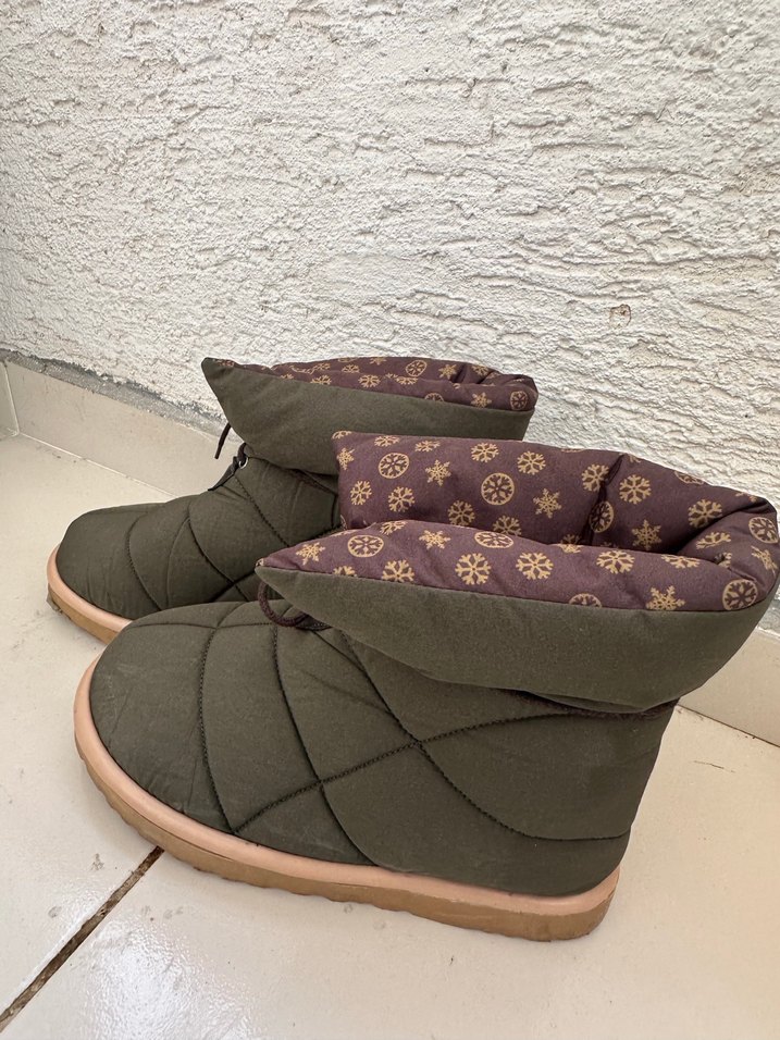 Kahverengi Kadın Konforlu Dolgu Topuklu Bot - Görsel 3