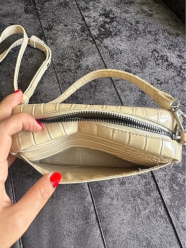 Krem çanta - Görsel 3