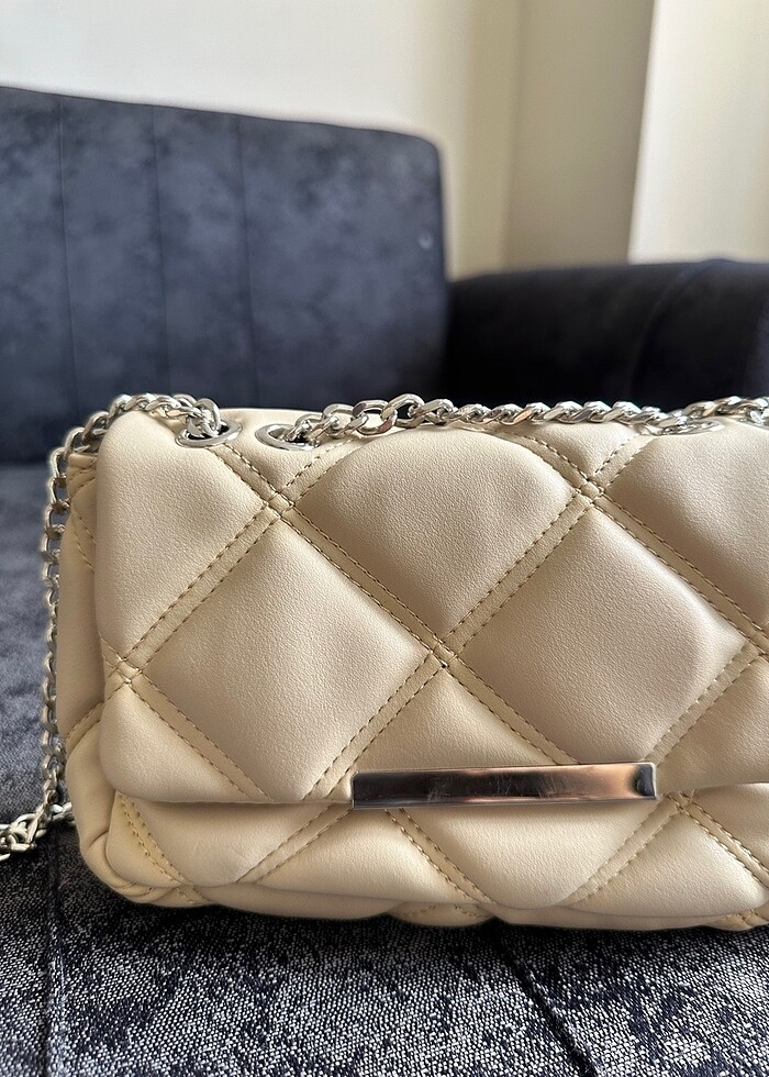 Krem çanta - Görsel 2