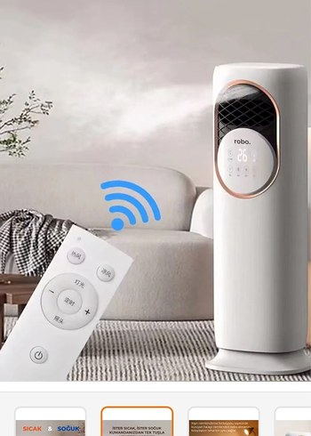 Beyaz Robo Hava Temizleyici ve Nemlendirici - Görsel 9