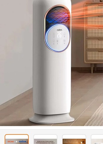 Beyaz Robo Hava Temizleyici ve Nemlendirici - Görsel 10