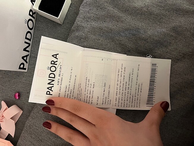 Beden gri Renk Pandora Charm