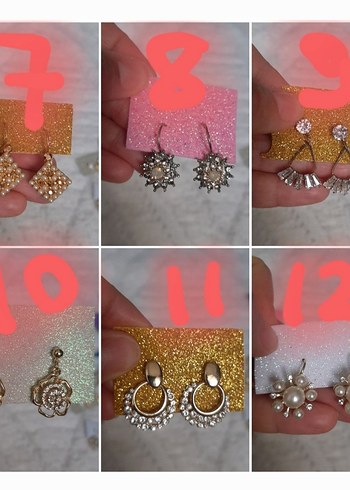 Diğer Kadın Küpeler tane 50 tl