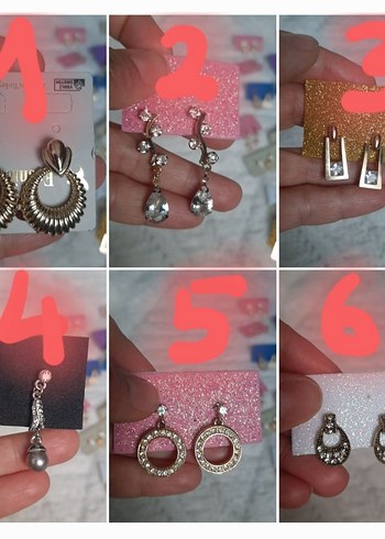 Kadın Küpeler tane 50 tl