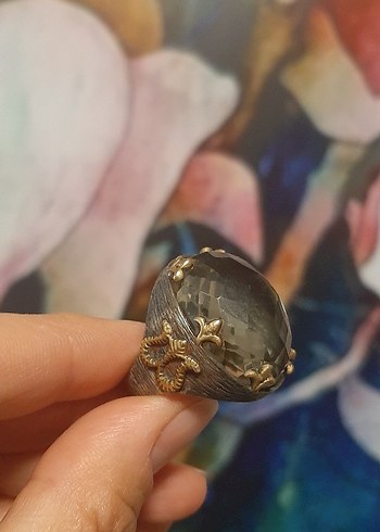 22.6 gram haki gümüş yüzük