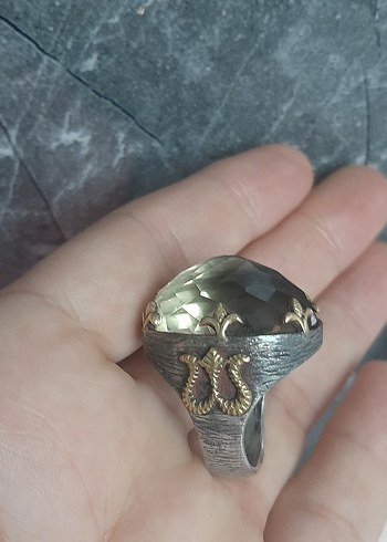 22.6 gram haki gümüş yüzük