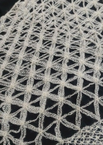 Dantel Detaylı Bohem Kadın Şalı - Görsel 2