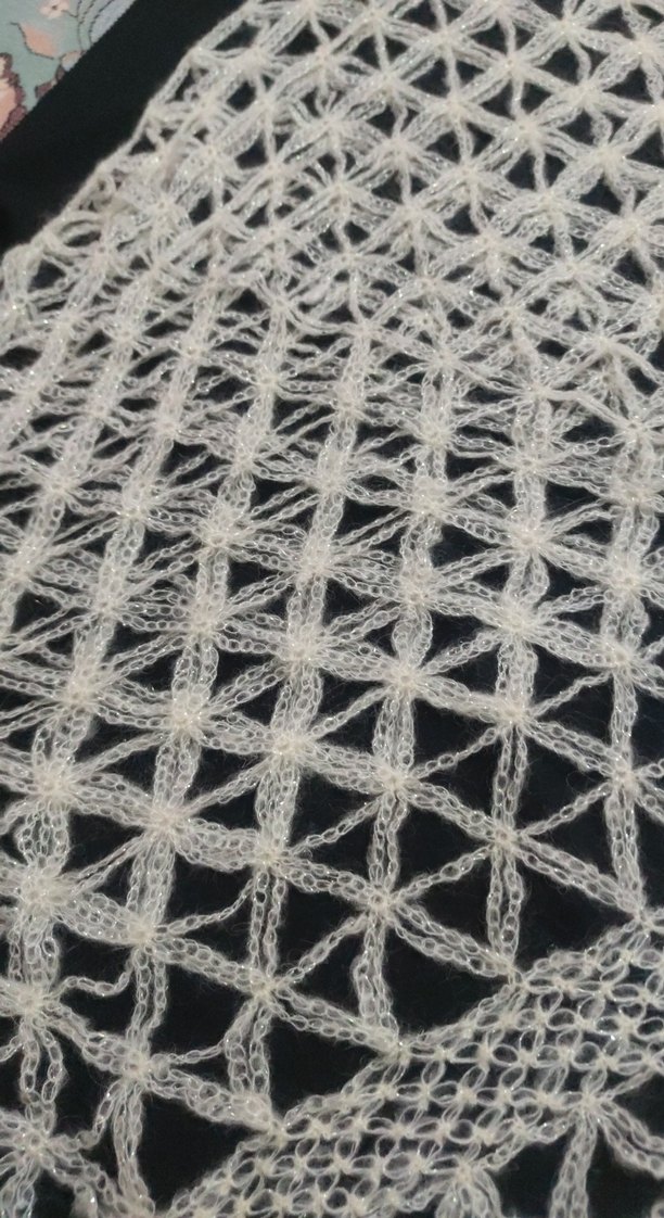 Dantel Detaylı Bohem Kadın Şalı - Görsel 2