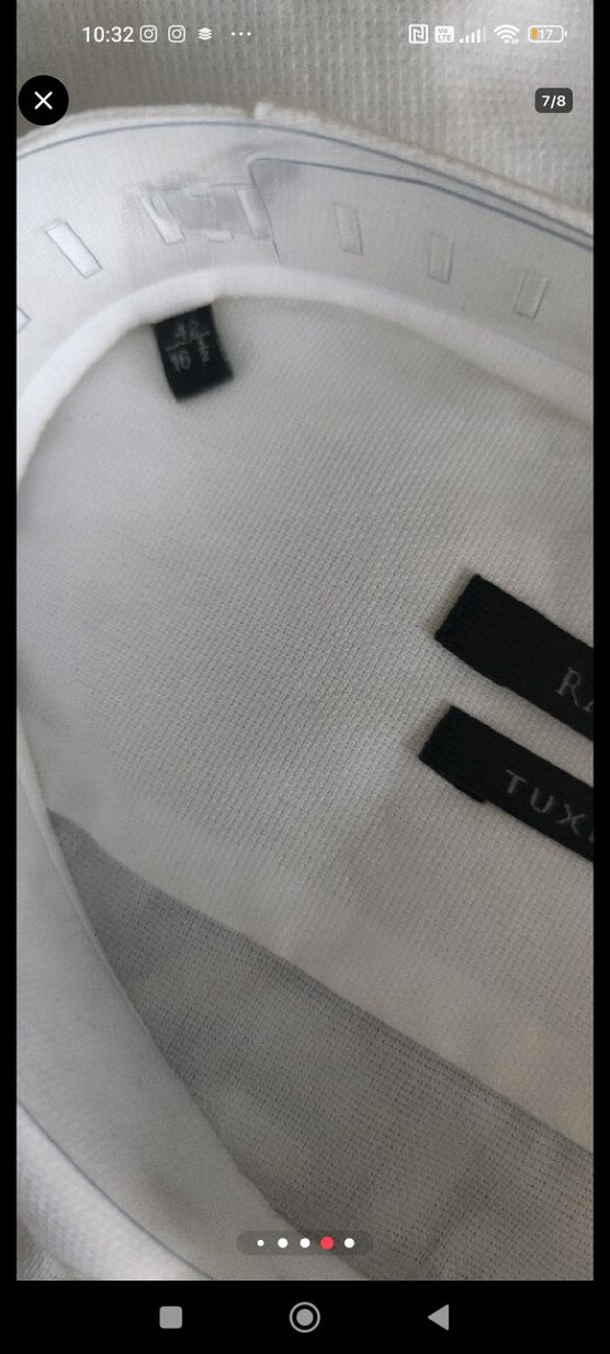 Ramsey Beyaz Düz Regular Fit Gömlek - Görsel 4