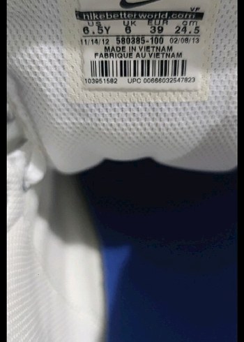 orijinal Nike Beyaz Kadın Spor Ayakkabı - Görsel 4