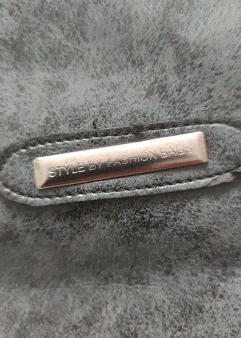 Zincir Detaylı Siyah Deri Kadın Çanta - Görsel 2