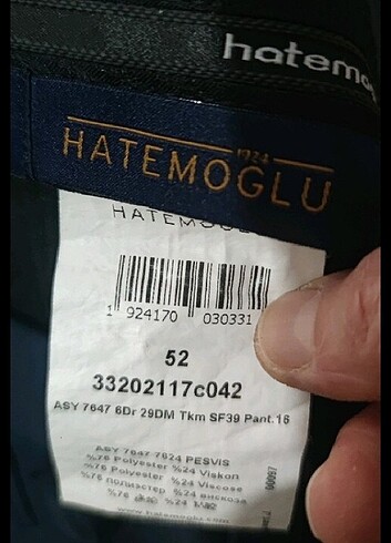 Hatemoglu takım elbise  - Görsel 4