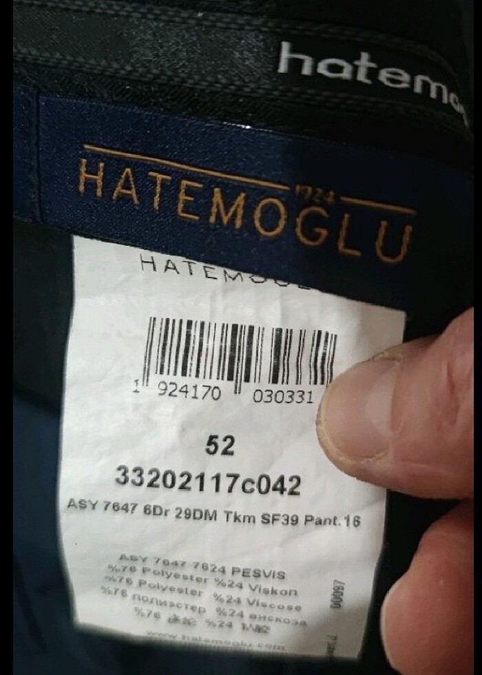 Hatemoglu takım elbise  - Görsel 4