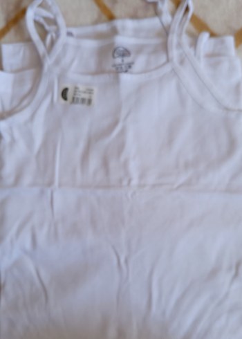 Beyaz Çocuk Atlet 3'lü Paket - Görsel 3