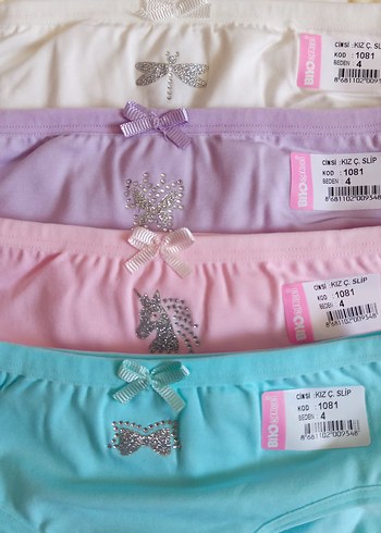 kız çocuk Çok Renkli Külot Seti 5'li - Görsel 2