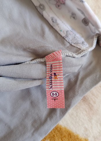 Baskılı Gri-Pembe Çocuk Atletleri 8 9 yaş - Görsel 4