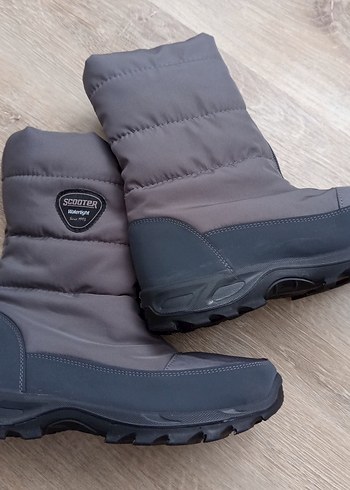 Scooter Gri Su Geçirmez Kadın Outdoor Botu - Görsel 5