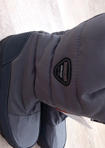 Scooter Gri Su Geçirmez Kadın Outdoor Botu - Görsel 4