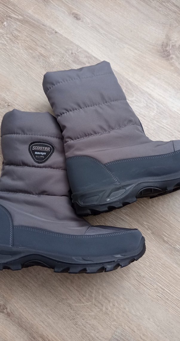 Scooter Gri Su Geçirmez Kadın Outdoor Botu - Görsel 5