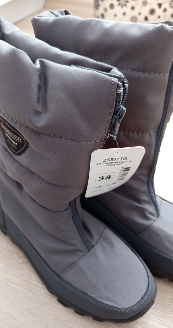 Scooter Gri Su Geçirmez Kadın Outdoor Botu - Görsel 2