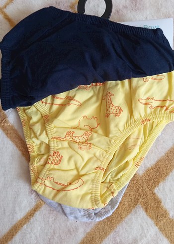 Erkek Bebek 3'lü Baskılı Külot Seti 24 Ay - Görsel 2