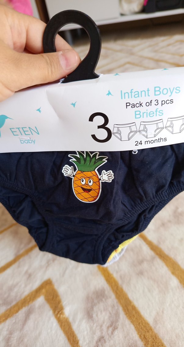 Erkek Bebek 3'lü Baskılı Külot Seti 24 Ay - Görsel 4