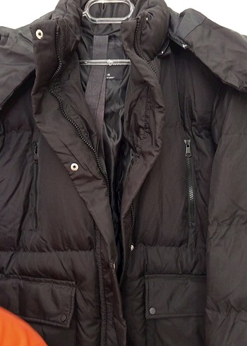 Siyah Kadın Kışlık Mont - Görsel 4