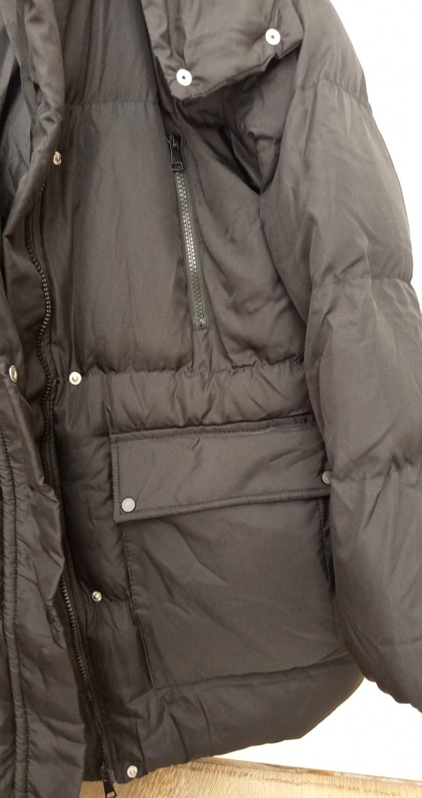 Siyah Kadın Kışlık Mont - Görsel 2