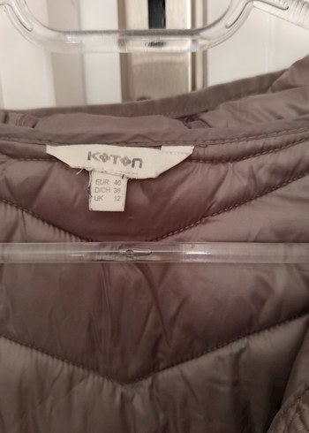 Kadın Gri Midi Kışlık Fermuarlı Mont - Görsel 4