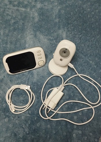 Beyaz Bebek Kamerası ve Monitörü - Görsel 4